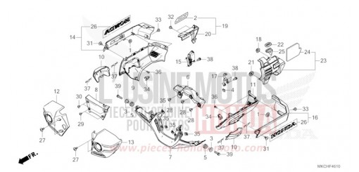 ENGINE COVER GL1800DAM de 2021